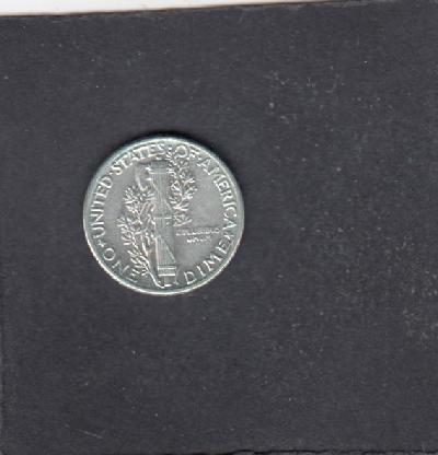 Beschrijving: 1 Dime MERCURY